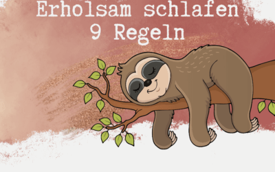 Erholsam schlafen – 9 Regeln für einen gesunden Schlaf