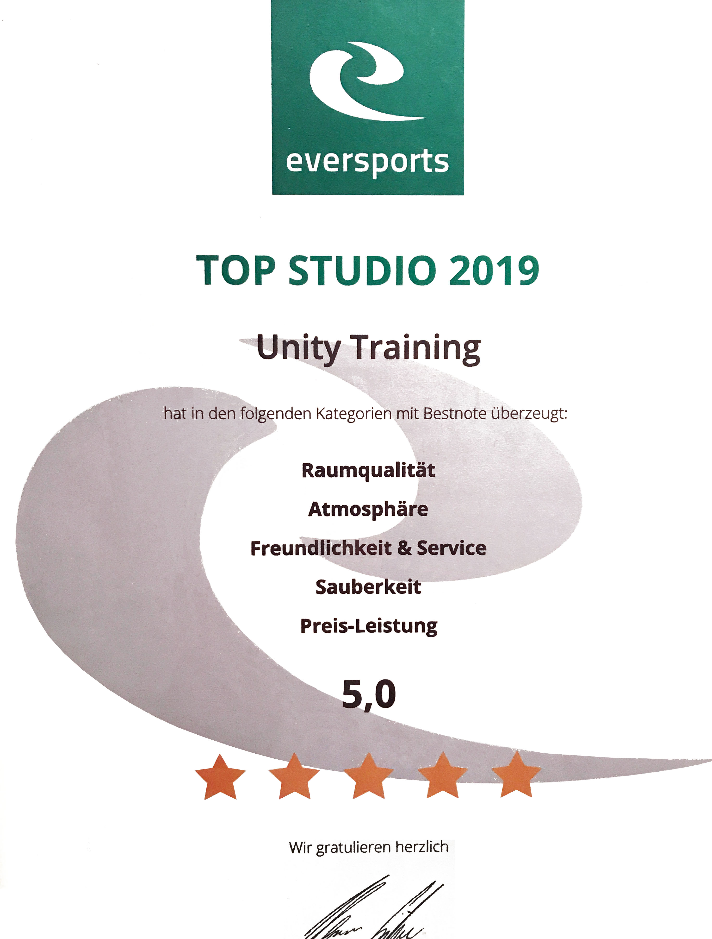 eversports Zertifizierung Eversports Top Studio
