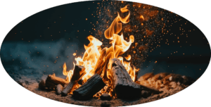 Nordische Mythen am Feuer