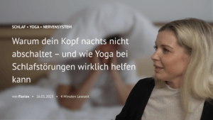 Warum dein Kopf nachts nicht abschaltet – und wie Yoga bei Schlafstörungen wirklich helfen kann