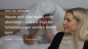 Warum dein Kopf nachts nicht abschaltet – und wie Yoga bei Schlafstörungen wirklich helfen kann
