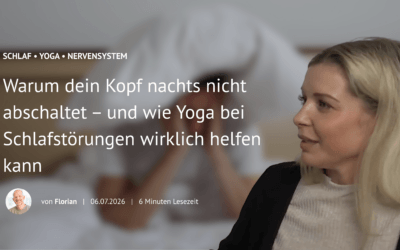 Warum dein Kopf nachts nicht abschaltet – und wie Yoga bei Schlafstörungen wirklich helfen kann
